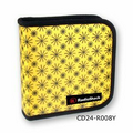 Yellow/ Black 3D Lenticular CD Wallet/ Case - 24 CD's